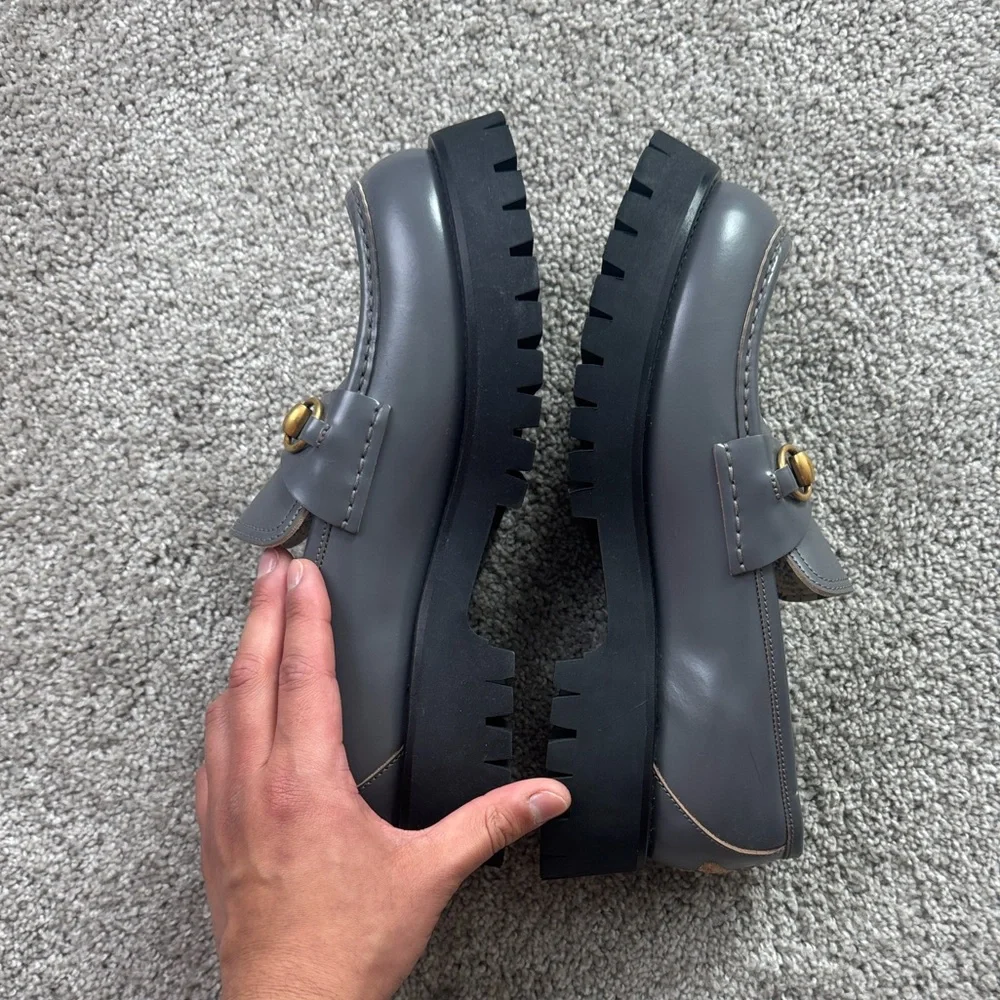 Gucci horsebit platform loafer
